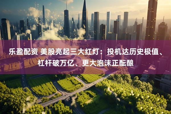 乐盈配资 美股亮起三大红灯：投机达历史极值、杠杆破万亿、更大泡沫正酝酿