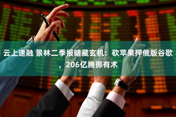 云上速融 景林二季报暗藏玄机：砍苹果押俄版谷歌，206亿腾挪有术